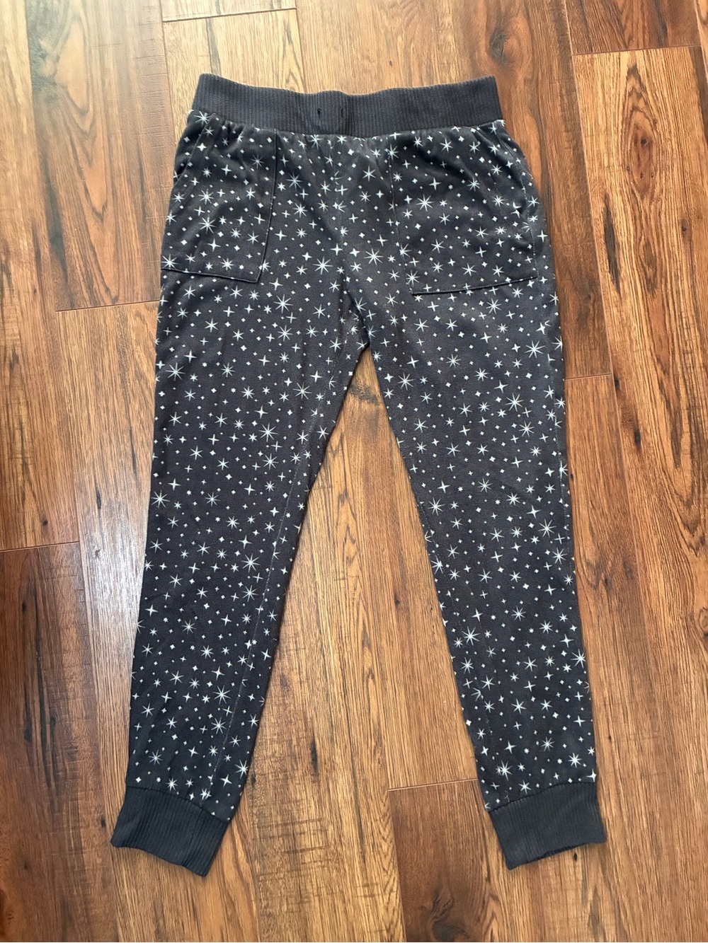 Honeydew pajama bottoms women’s size small dark grey with stars